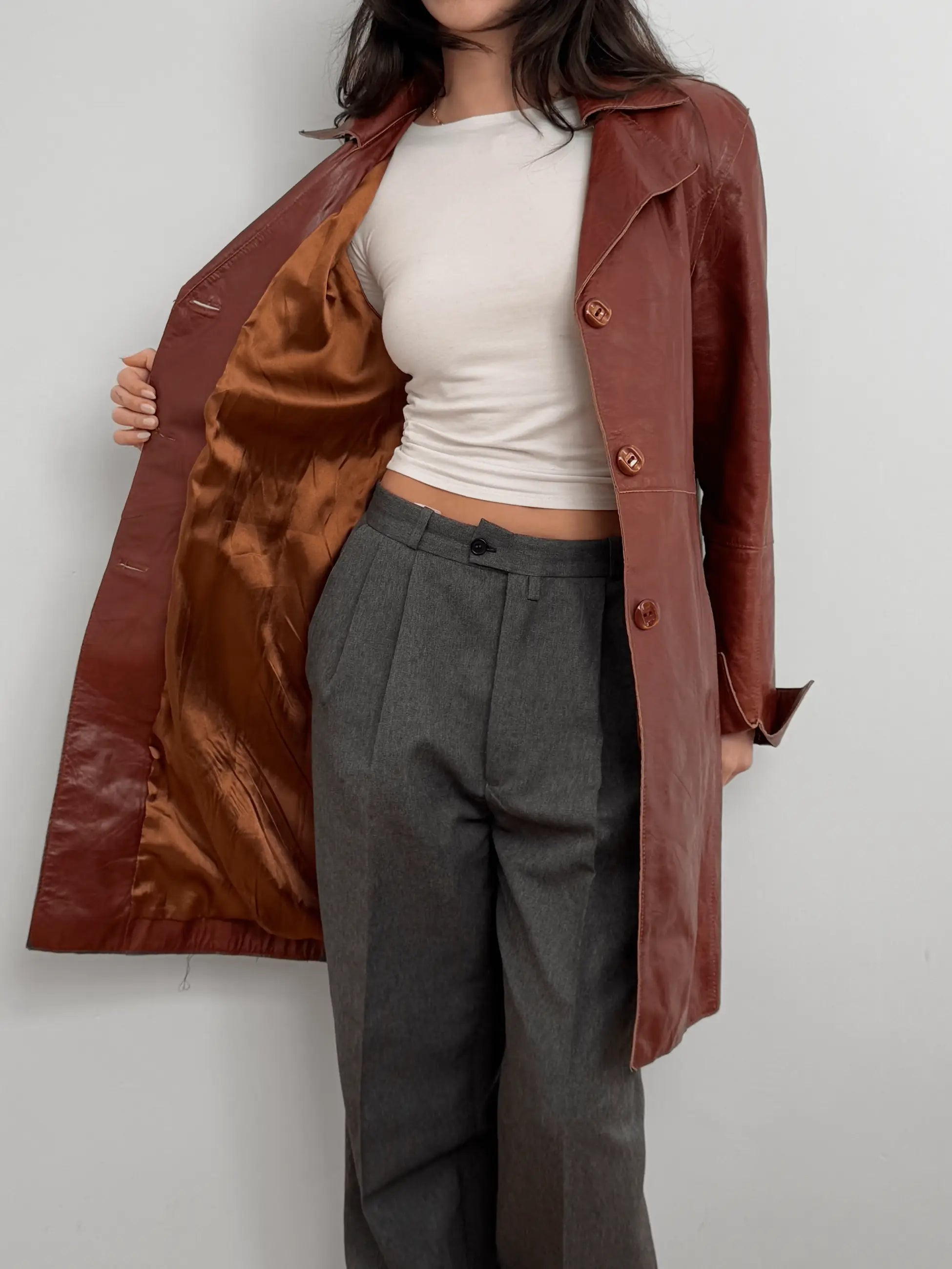Long Leather Jacket